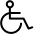Pictogramme représentant l'handicap