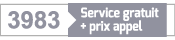 3983 - Service gratuit + prix appel