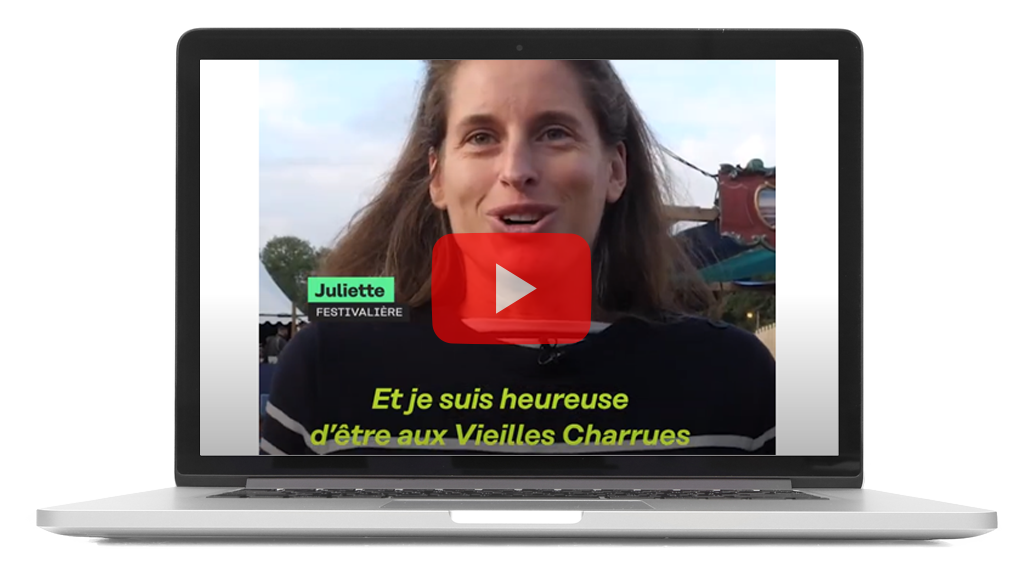 Interwiev de Juliette et Matthieu au festival Les Vieilles Charrues