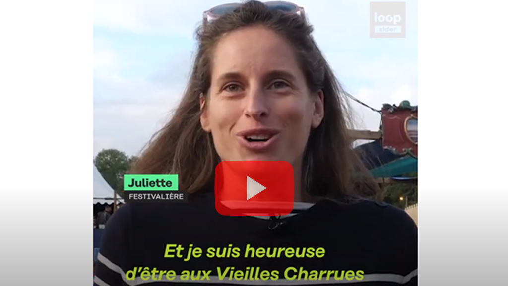 Vidéo d'interview de Juliette au festival des Vieilles Charrues