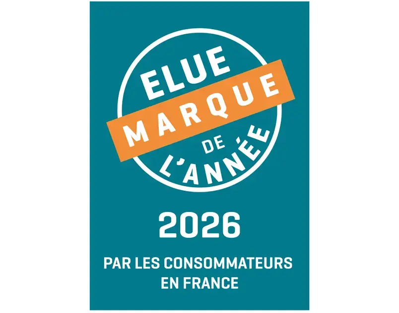 Label Elu marque de l'année 2026 par les consommateurs en France