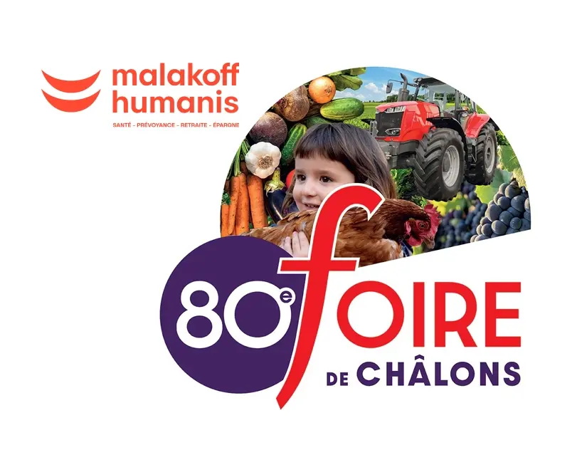 Logo Malakoff Humanis - 80eme foire de Châlons