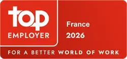 Logo Top Employer France 2026 - For a better world of work