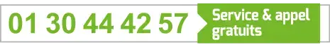 01 30 44 42 57 Service et appel gratuits